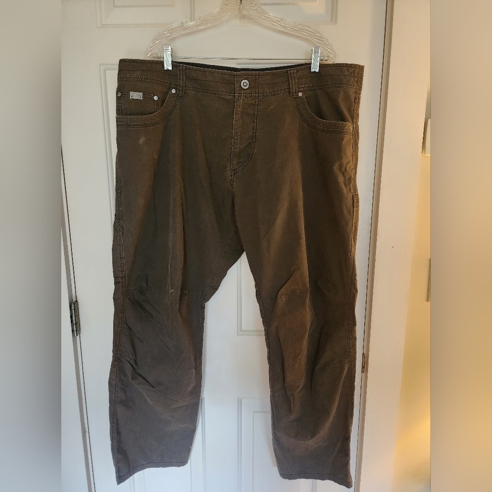 Kuhl Revolvr Cargo Pant Size 42×30 Army Green Patina Fabric Gorpcore Utility